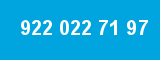 922 022 71 97 922 022 71 97